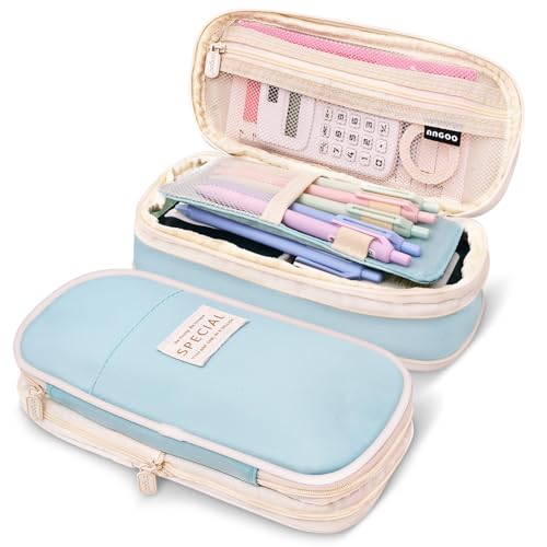 Federmäppchen, niedliches Federmäppchen, großes Fassungsvermögen, Stift-Reißverschluss-Organizer, tragbar, Büro, College, Schreibwaren, Make-up, ästhetisches Segeltuch, Stifttasche für Teenager Federmäppchen, niedliches Federmäppchen, großes Fassungsvermögen, Stift-Reißverschluss-Organizer, tragbar, Büro, College, Schreibwaren, Make-up, ästhetisches Segeltuch, Stifttasche für Teenager von Aurasys