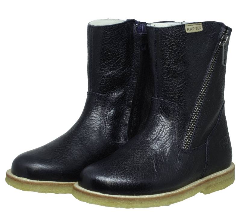 Aurato Rap Arauto Rap 81762 Wasserdicht TEX Leder Stiefel Wollfutter Blau Schnürstiefelette von Aurato Rap