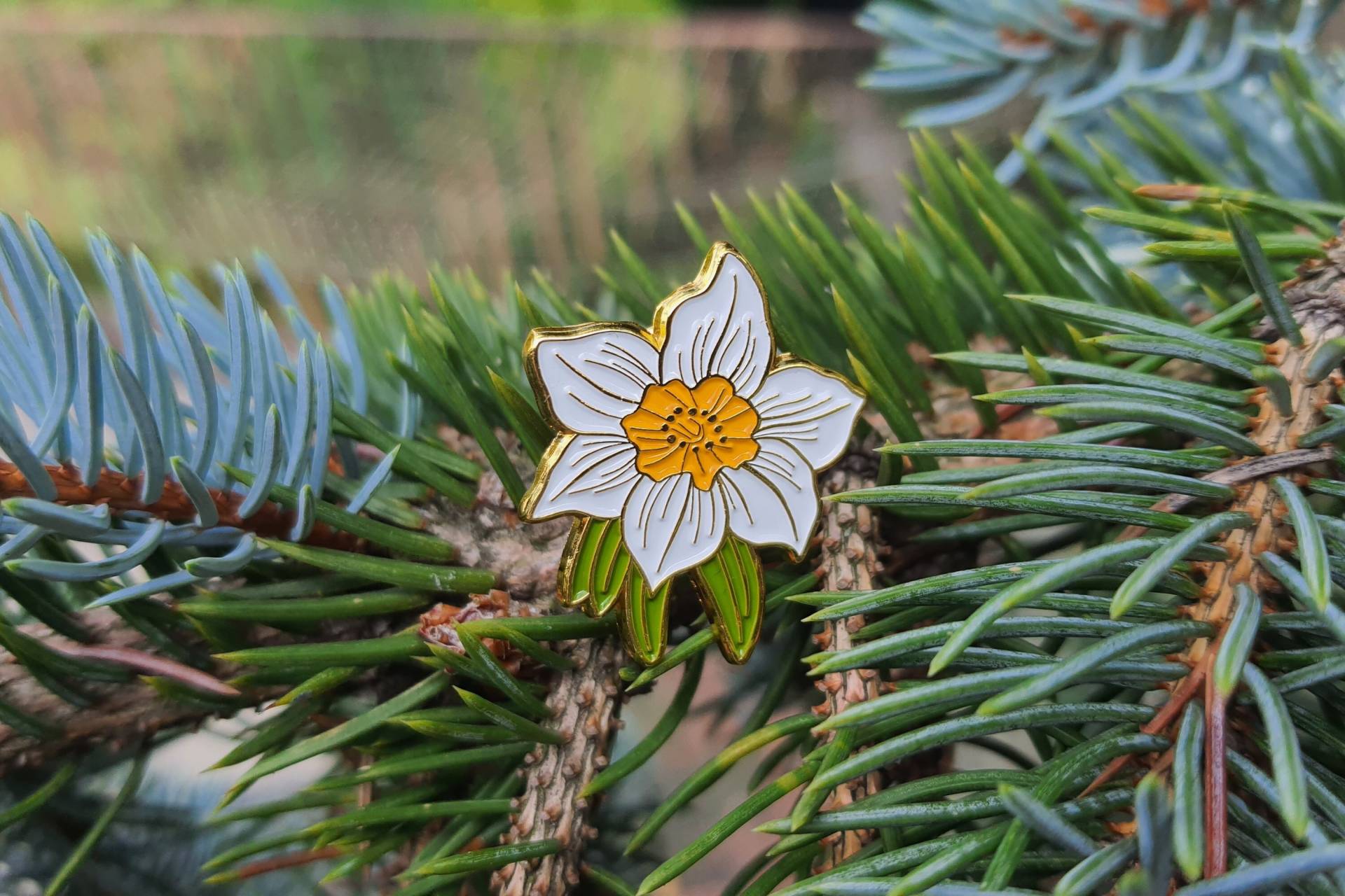 Geburtsblume Dezember - Narzissen Emaille Pin Geburtstagsblume Geburtstagsgeschenk Geburtstagsschmuck Geburtsblume Dezember - Narzissen Emaille Pin Geburtstagsblume Geburtstagsgeschenk Geburtstagsschmuck von AureAntharas