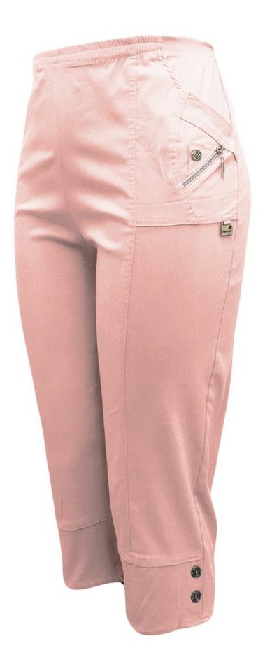 Aurela Damenmode 3/4-Hose Kurze Damen Sommerhose 3/4 lang angenehme Schlupfhose luftig leicht und mit Stretchgewebe elastisch, auch in großen Größen, mit elastischem Bund, Casual, Basic, Classic von Aurela Damenmode