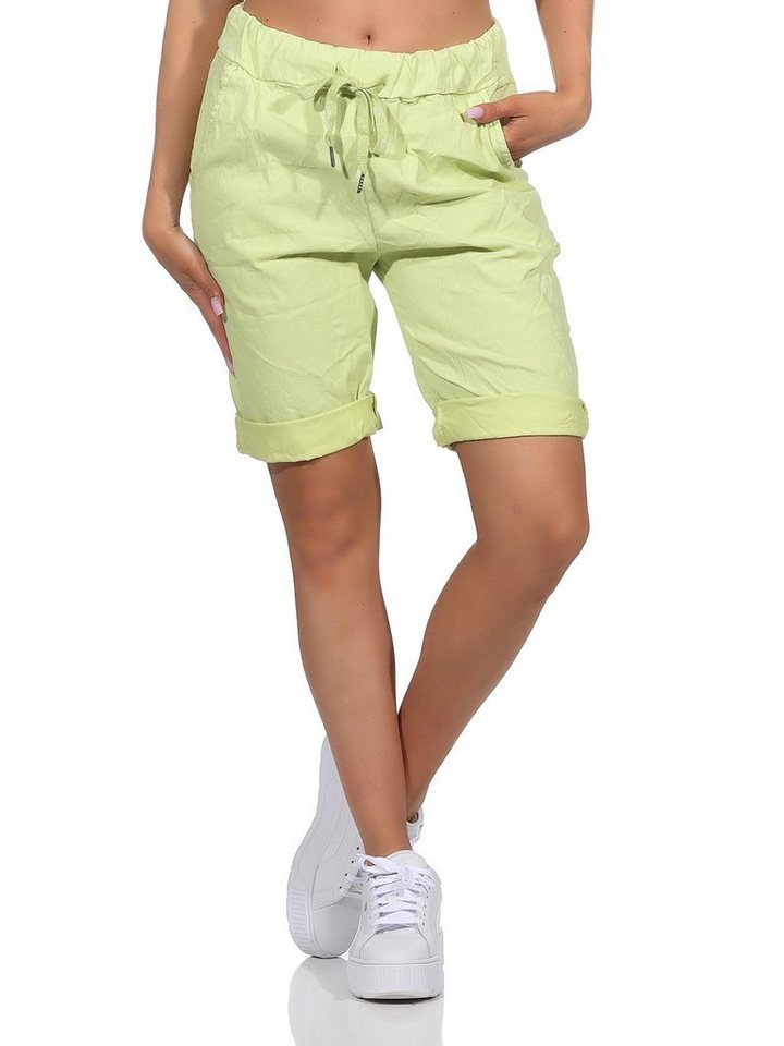 Aurela Damenmode Chinoshorts Kurze Damen Sommerhose Chino Shorts Jeans Bermuda von Aurela Damenmode