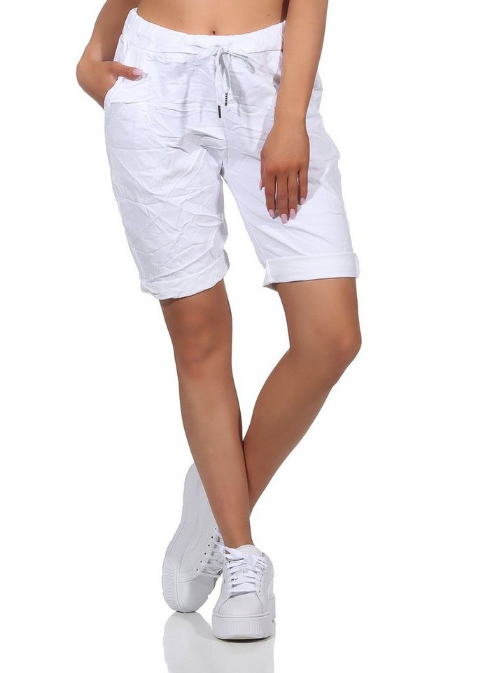 Aurela Damenmode Chinoshorts Kurze Damen Sommerhose Chino Shorts Jeans Bermuda von Aurela Damenmode