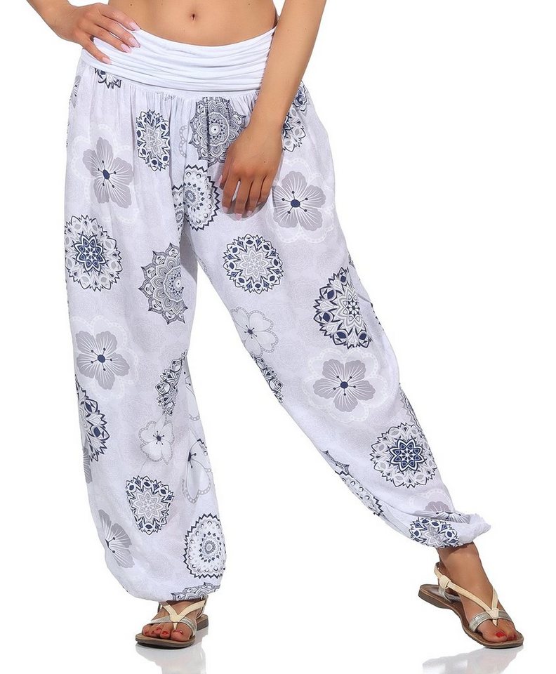 OriginalYou Haremshose Sommerhose Damen Flatterhose leichte Yogahose luftige leichte Passform, hautfreundliches Material, bequemer Bund von OriginalYou