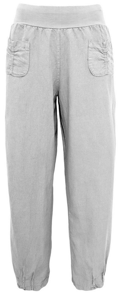 OriginalYou Leinenhose Sommerliche Leinen Pumphose luftig leichte Schlupfhose luftig & leichtes Leinengewebe, elastischer Bund, in Unifarbe von OriginalYou