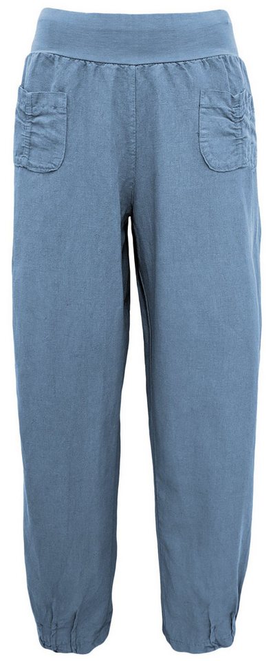 OriginalYou Leinenhose Sommerliche Leinen Pumphose luftig leichte Schlupfhose luftig & leichtes Leinengewebe, elastischer Bund, in Unifarbe von OriginalYou