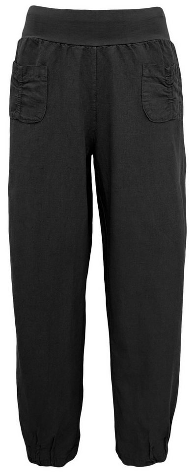OriginalYou Leinenhose Sommerliche Leinen Pumphose luftig leichte Schlupfhose luftig & leichtes Leinengewebe, elastischer Bund, in Unifarbe von OriginalYou