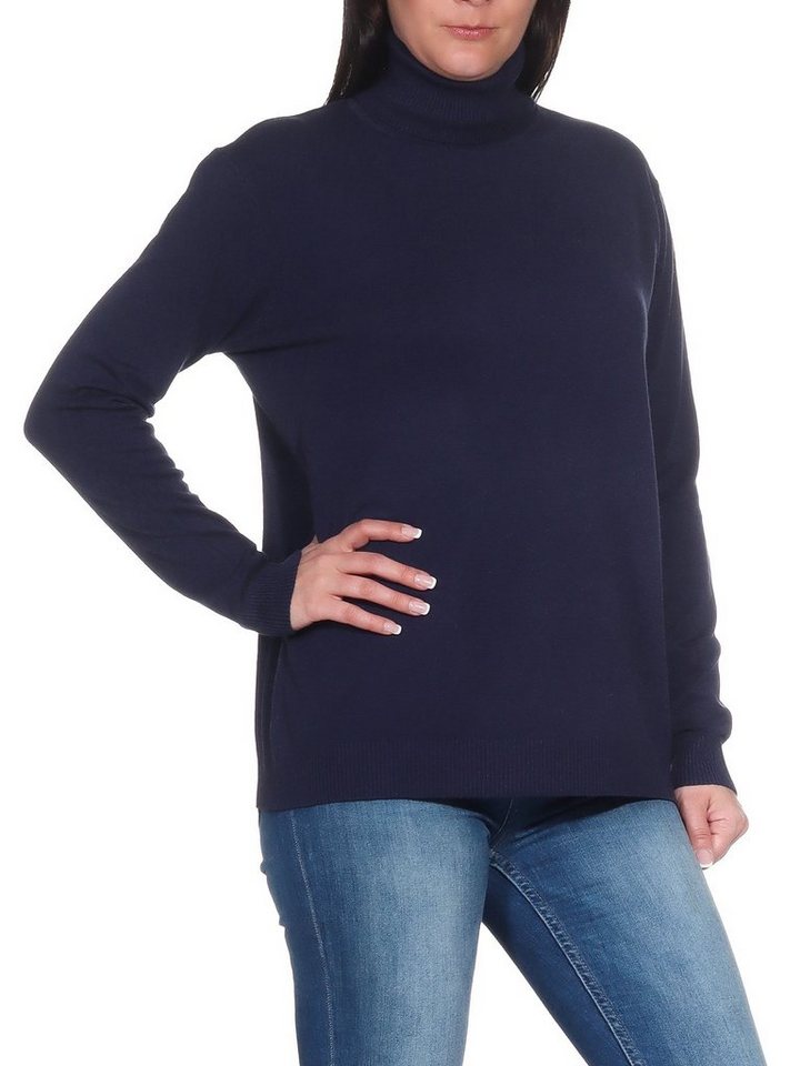 Aurela Damenmode Rollkragenpullover Damen Unterziehroll angenehmer Rollkragenpulli (1-tlg) als Freizeitpulli oder für den Wintersport von Aurela Damenmode