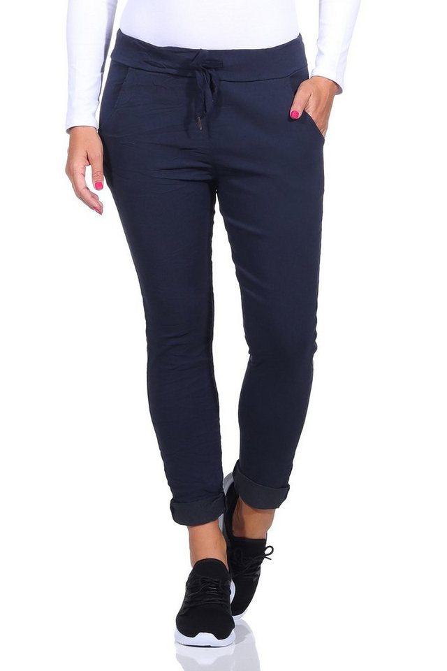 OriginalYou Schlupfhose Freizeithose für Damen angenehme Chinohose (1-tlg) mit Kordelzug, mit elastischem Bund von OriginalYou