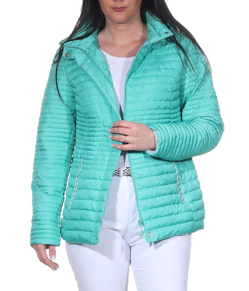 Aurela Damenmode Steppjacke Damen Sommerjacke leichte Outdoor Jacke auch in großen Größen erhältlich, angenehm leichte Übegrangsjacke von Aurela Damenmode