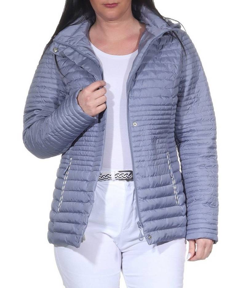 Aurela Damenmode Steppjacke Damen Übergangsjacke Steppjacke Ultraleicht Outdoor Jacke abnehmbare Kapuze von Aurela Damenmode