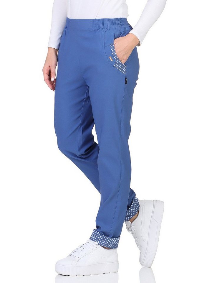 Aurela Damenmode Stretch-Hose Sommerhose Damen Schlupfhose ANKER maritime Stoffhose ideale Urlaubshose, auch in großen Größen erhältlich von Aurela Damenmode