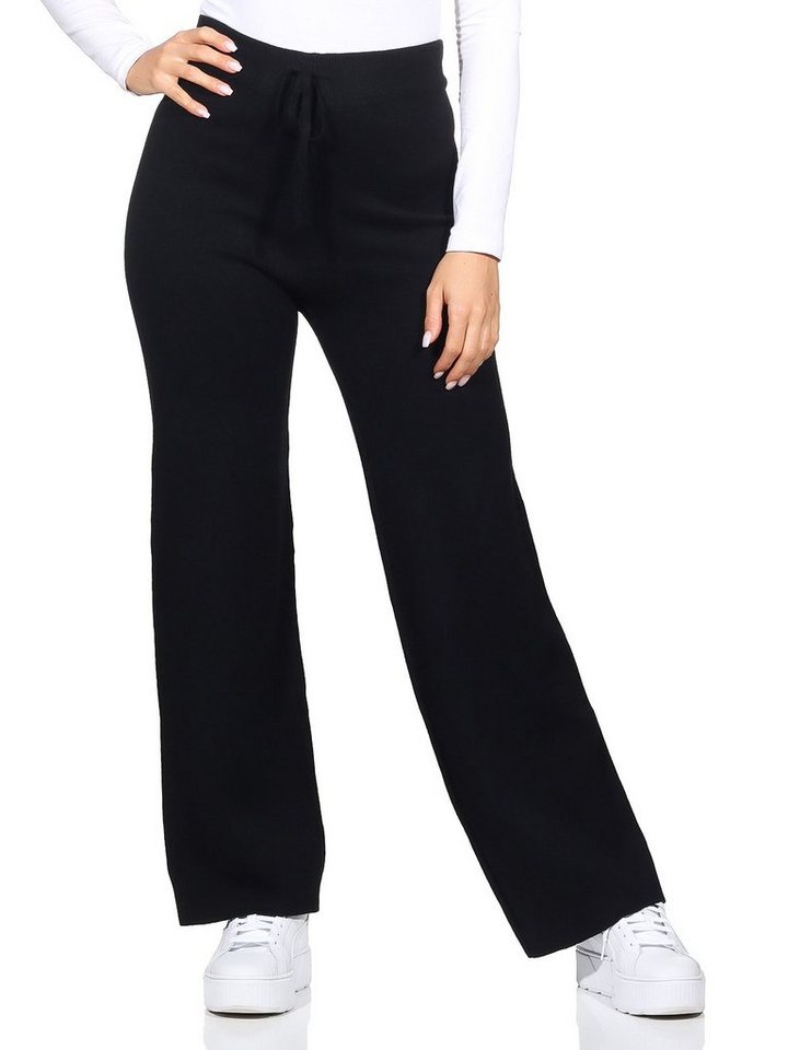 Aurela Damenmode Strickhose Haushose Damen gemütliche Jogginghose mit Schnürung super weich, Elastikbund mit Tunnelzug Aurela Damenmode Strickhose Haushose Damen gemütliche Jogginghose mit Schnürung super weich, Elastikbund mit Tunnelzug von Aurela Damenmode