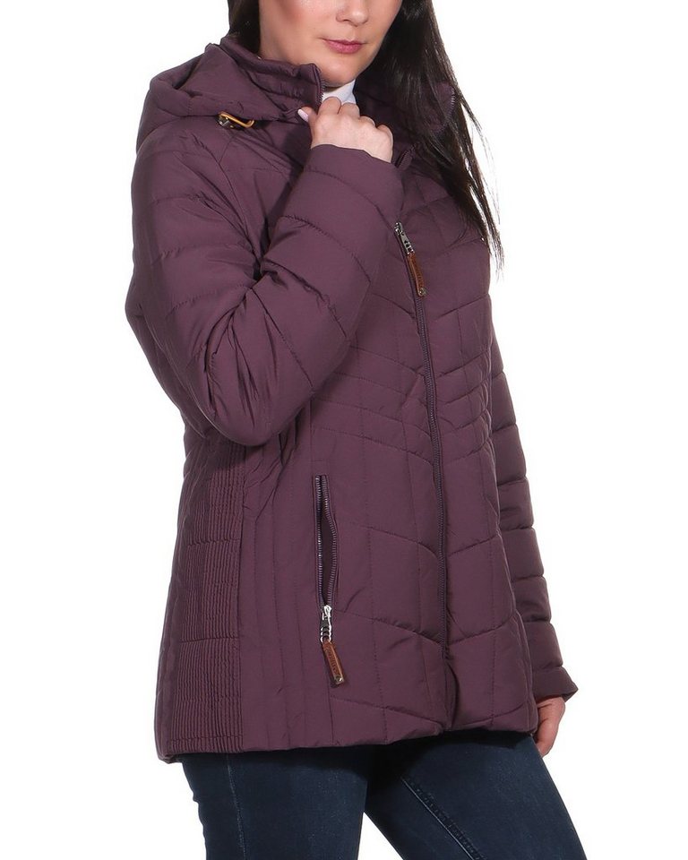 Aurela Damenmode Winterjacke Kuschelige Steppjacke mit Innenfell für Damen (1-St) auch in großen Größen erhältlich, Teddyfell gefüttert von Aurela Damenmode