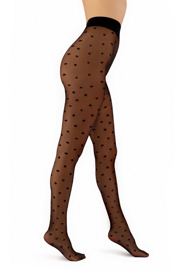 Aurelia Feinstrumpfhose Strumpfhose Tights Dots Elegante gemusterte Strumpfhose 20 DEN von Aurelia