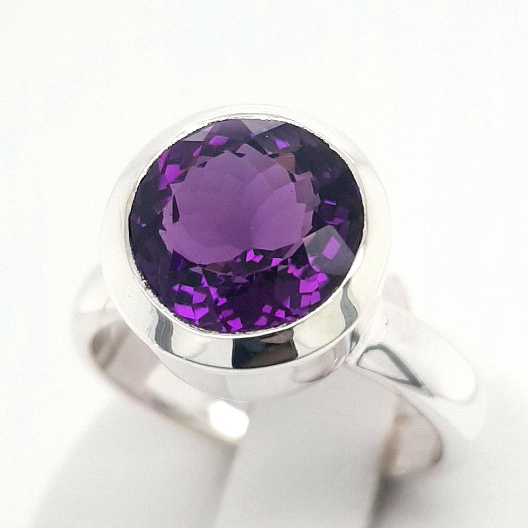 Amethyst Sterling Silber Ring 54 Amethyst Sterling Silber Ring 54 von AureliaEdelsteine1