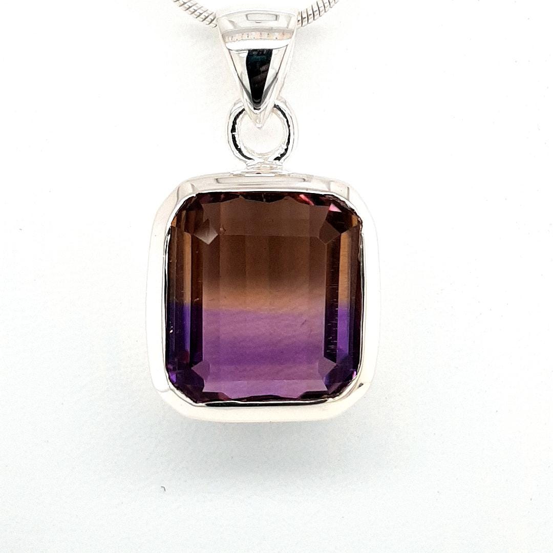Ametrin Sterling Silber Anhänger Ametrin Sterling Silber Anhänger von AureliaEdelsteine1