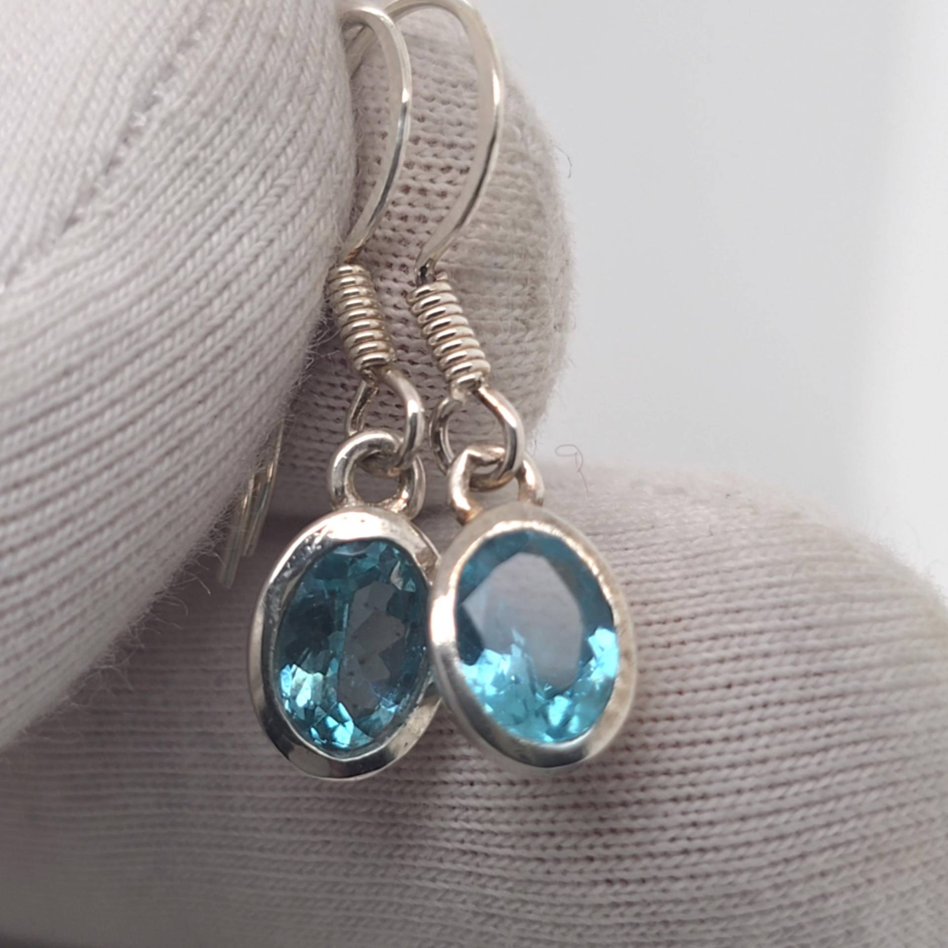 Apatit Sterling Silber Ohrringe von AureliaEdelsteine1