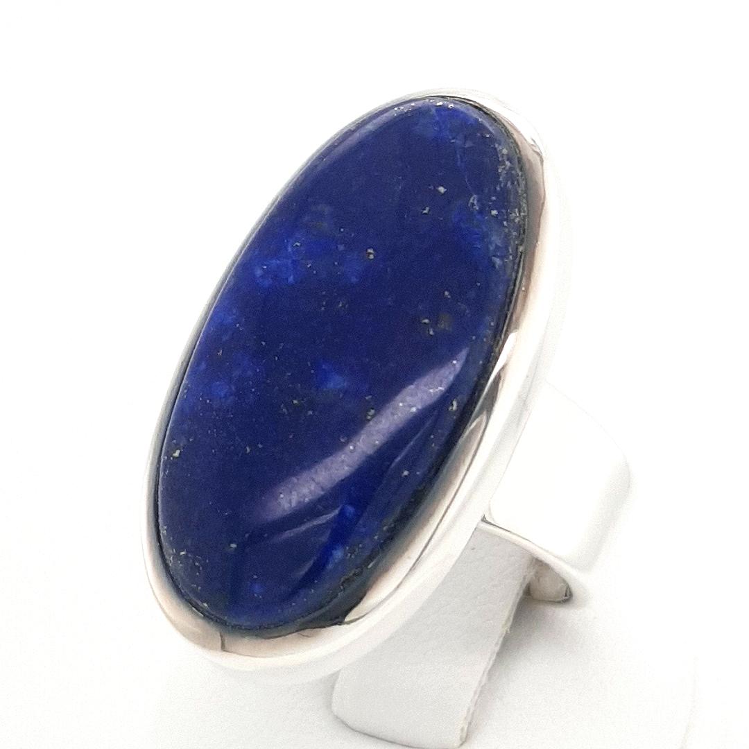 Lapis Lazuli Sterlingsilber Ring 57.25 von AureliaEdelsteine1