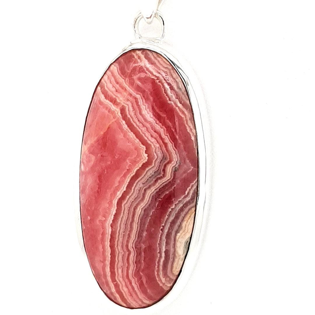 Rhodochrosit Sterling Silber Anhänger Rhodochrosit Sterling Silber Anhänger von AureliaEdelsteine1