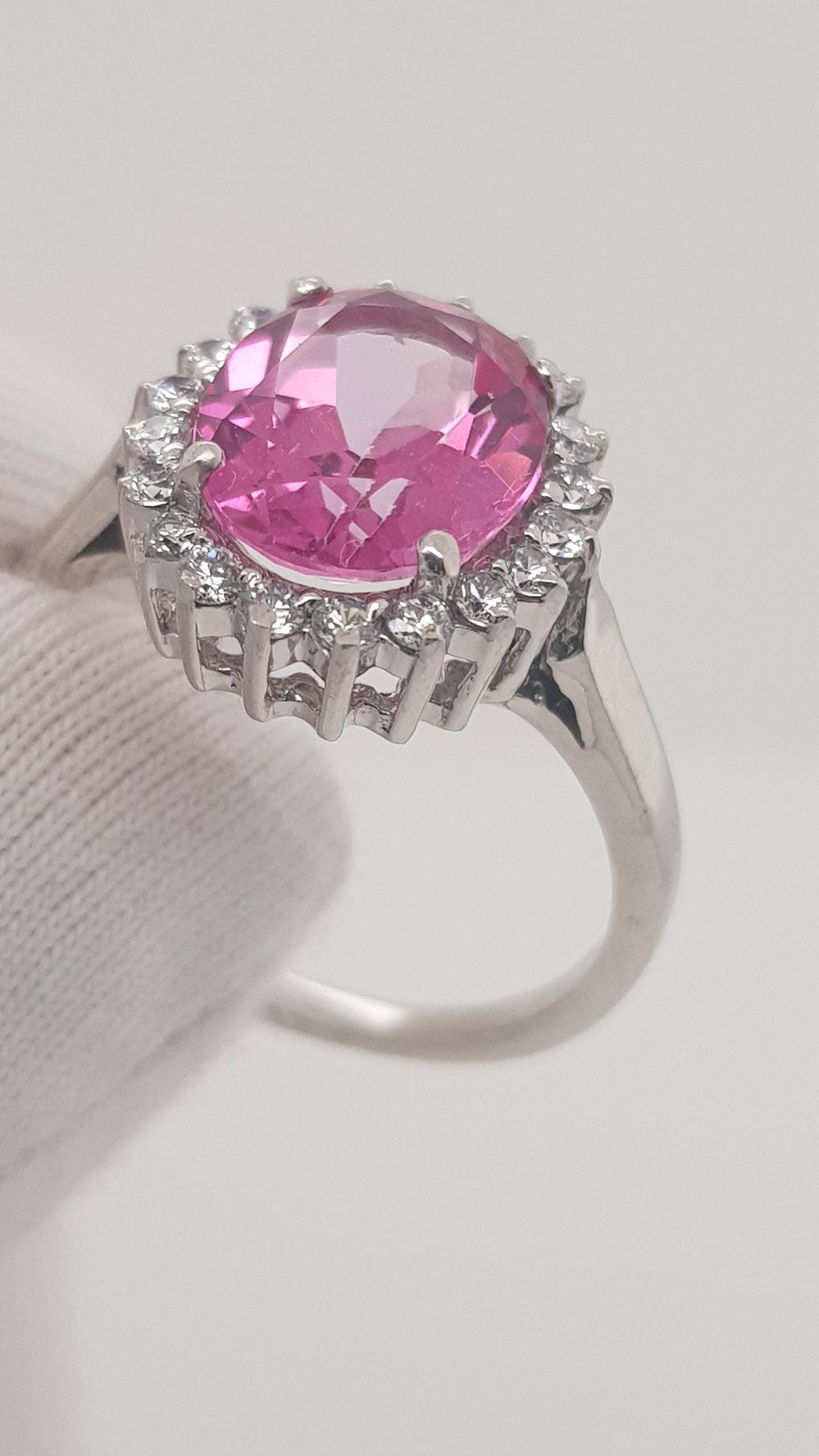 Rosa Topas Sterling Silber Ring 59 Rosa Topas Sterling Silber Ring 59 von AureliaEdelsteine1