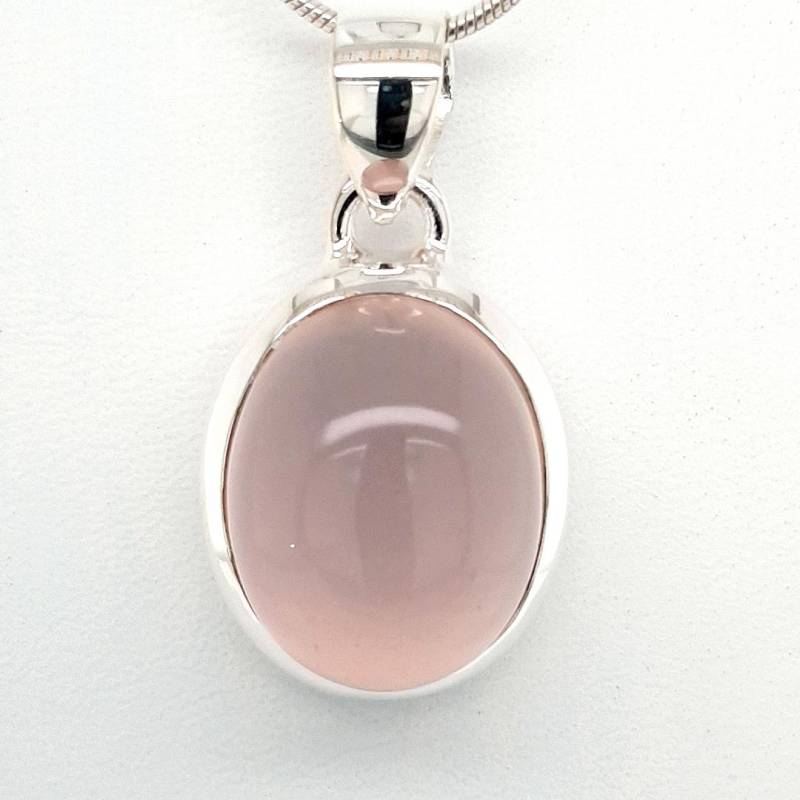 Rosenquarz Sterling Silber Anhänger Rosenquarz Sterling Silber Anhänger von AureliaEdelsteine1