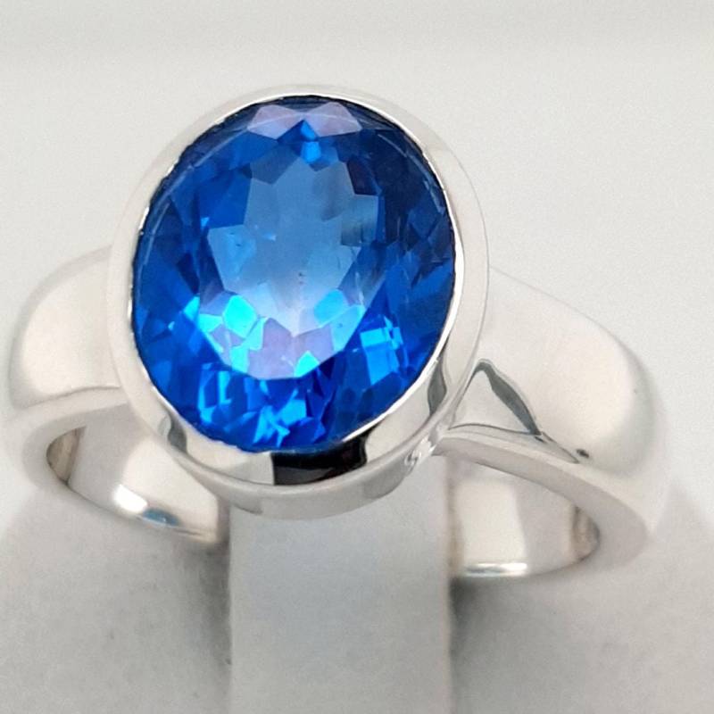Royal Blue Topas Sterling Silber Ring 54 Royal Blue Topas Sterling Silber Ring 54 von AureliaEdelsteine1