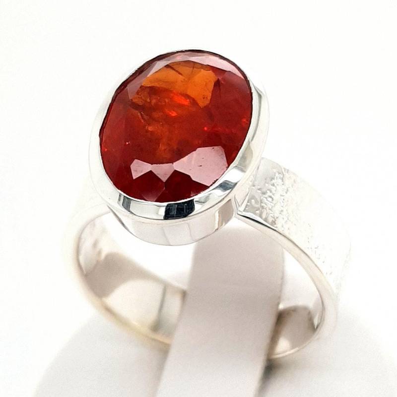 Spessartin Granat Sterling Silber Ring 58 Spessartin Granat Sterling Silber Ring 58 von AureliaEdelsteine1