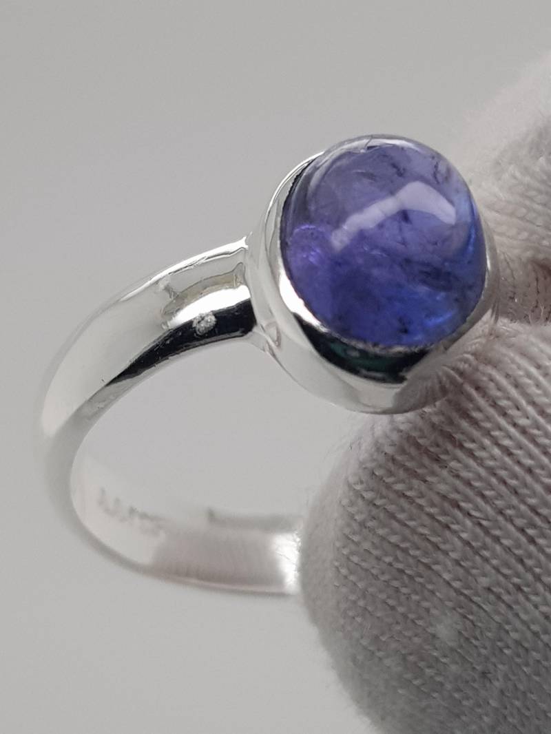 Tansanit Sterling Silber Ring 57 von AureliaEdelsteine1
