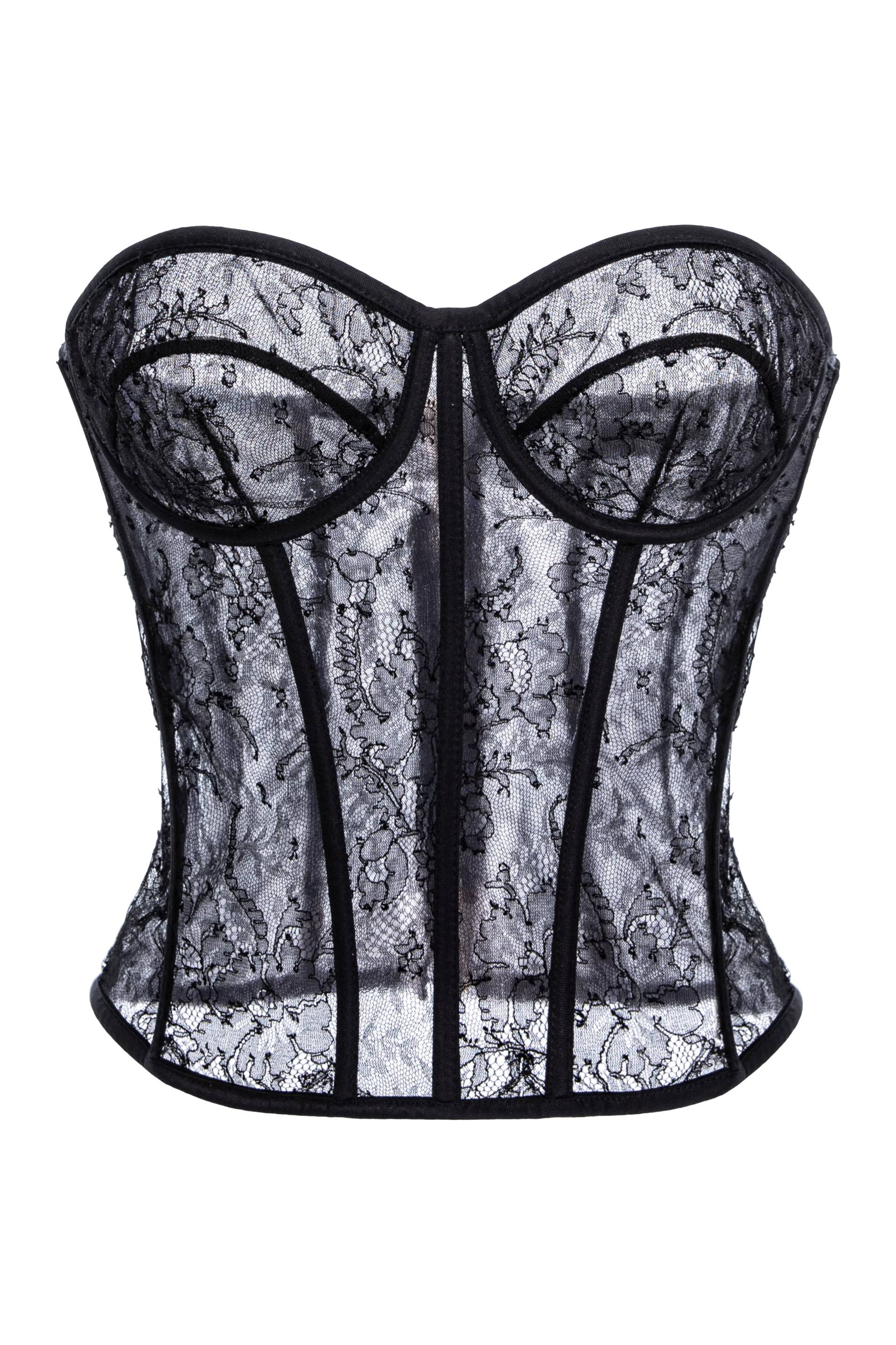 Aureliana | Aureliana Chantilly Lace Bustier | Women's Black Bustier tops Aureliana | Aureliana Chantilly Lace Bustier | Women's Black Bustier tops von Aureliana