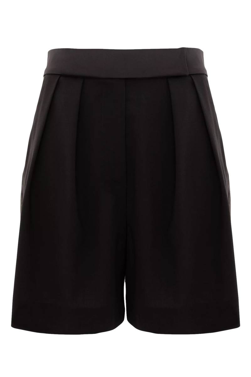 Aureliana | High-waisted Tailored Short Pants | Women's Black High waisted shorts von Aureliana