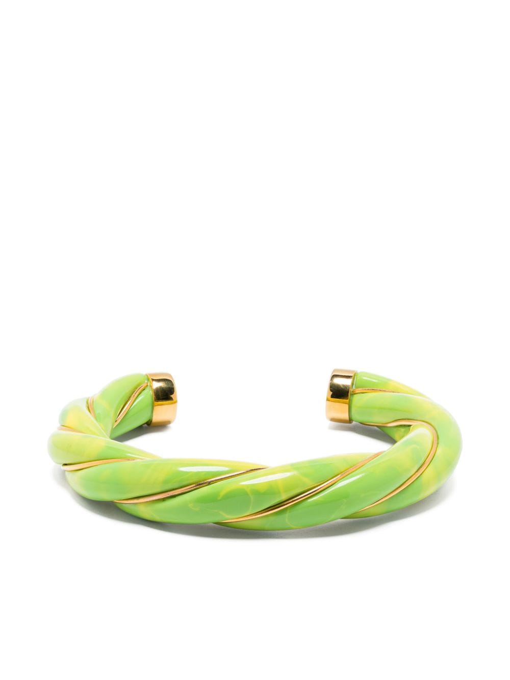 Aurelie Bidermann Diana cuff bracelet - Grün von Aurelie Bidermann