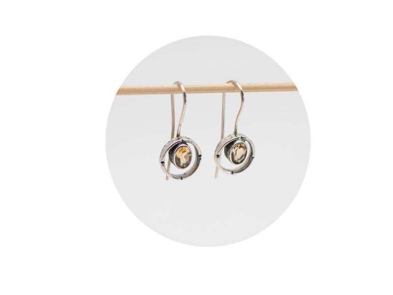 Aurelie Paar Ohrhänger Zierliche Hängeohrring, 925 Sterling Silber von Aurelie