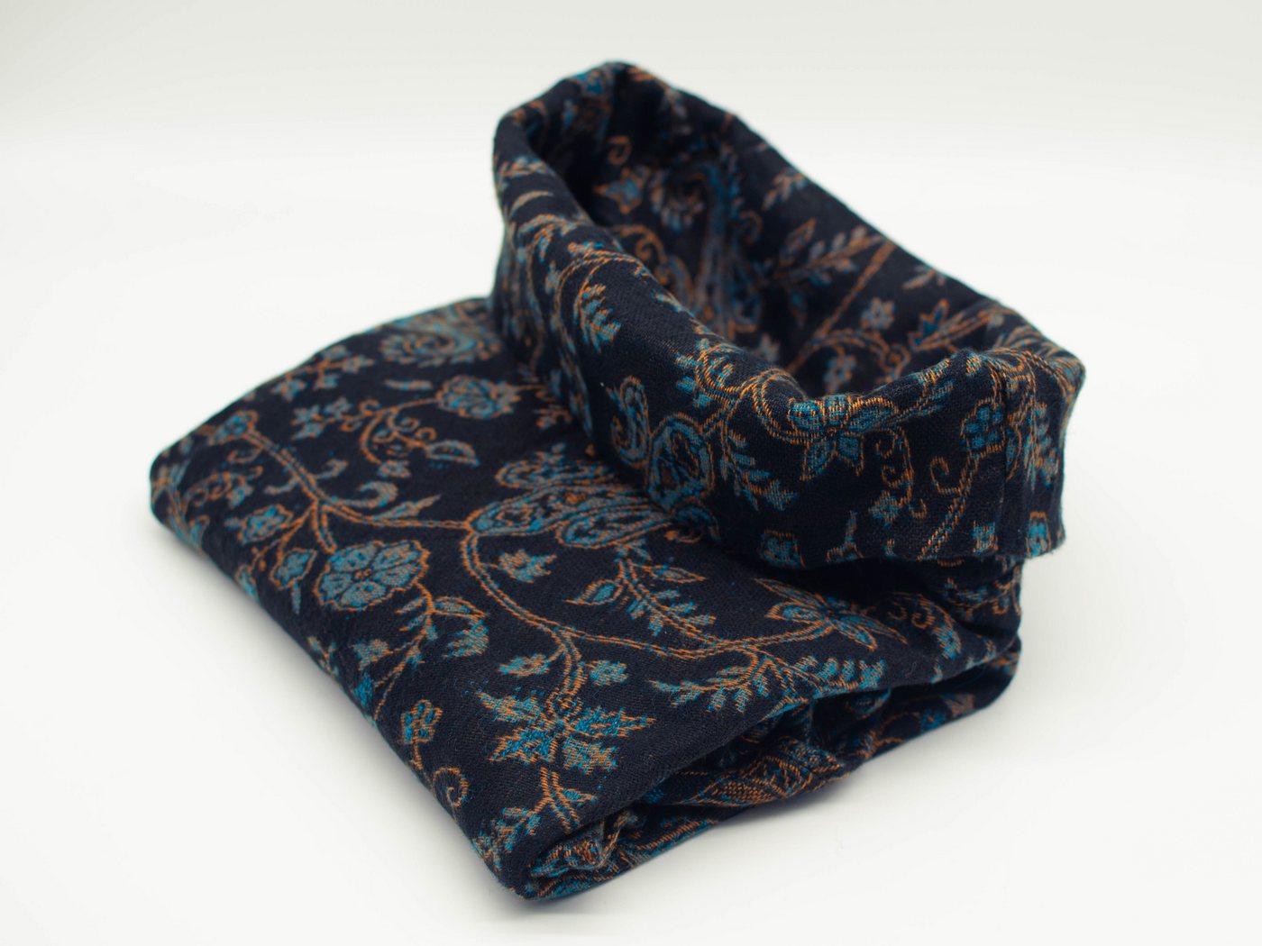 Aurelie Poncho Eleganter Paisley Poncho, für Damen und Herren, mit Stehkragen von Aurelie