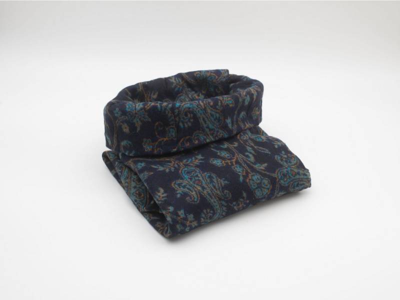 Aurelie Poncho Eleganter Paisley Poncho, für Damen und Herren, mit Stehkragen von Aurelie