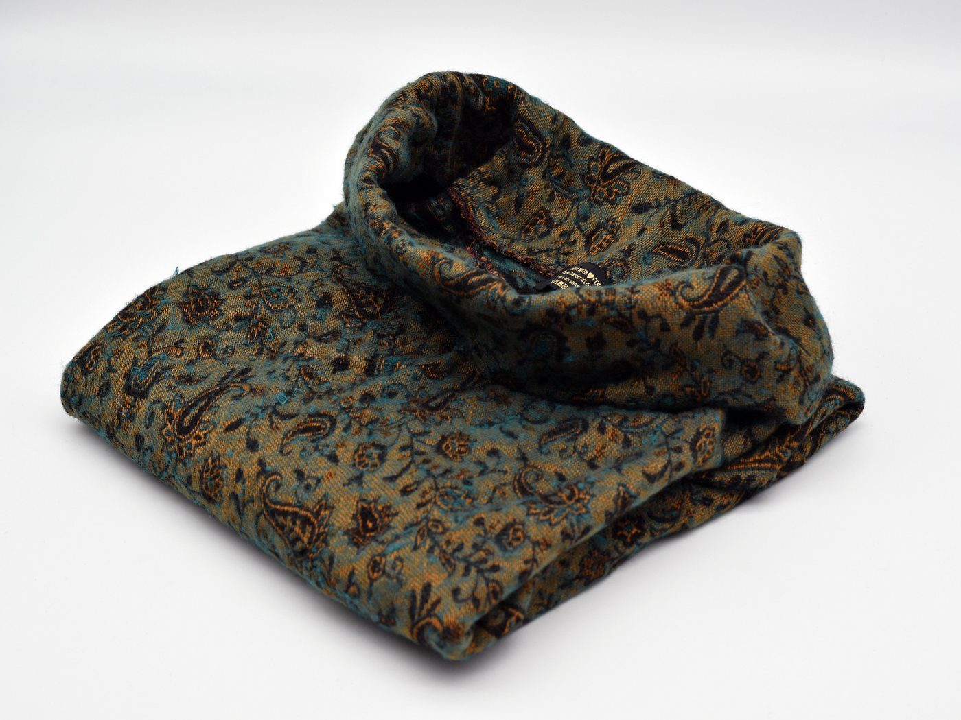 Aurelie Poncho Eleganter Paisley Poncho, für Damen und Herren, mit Stehkragen von Aurelie