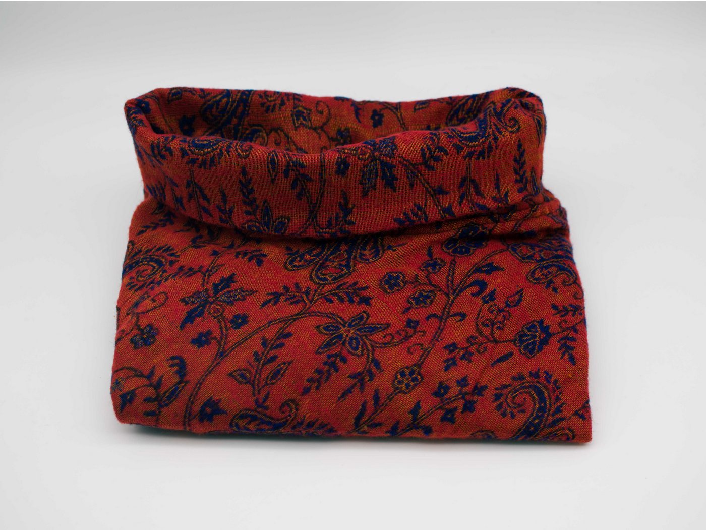 Aurelie Poncho Eleganter Paisley Poncho, für Damen und Herren, mit Stehkragen von Aurelie