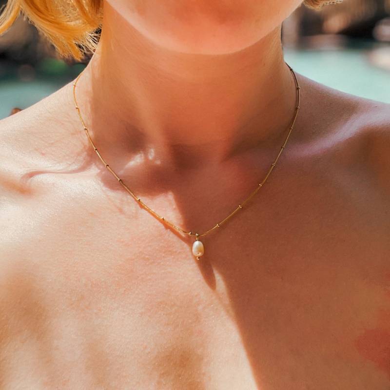 Jani Süßwasserperlen Halskette/ Süßwasser Perlenkette von AurelieOfficial