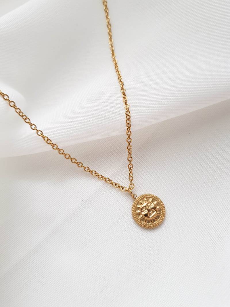 Suri/Zarte Sonnen-Kette Aus Vergoldetem Edelstahl von AurelieOfficial