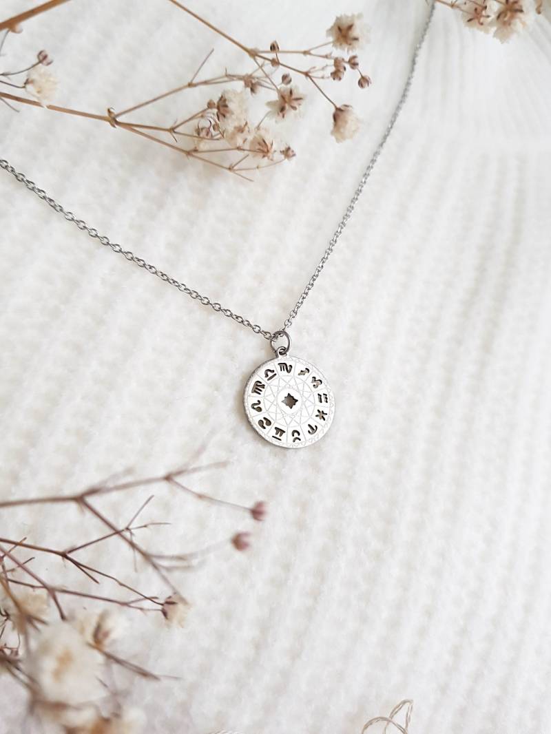 sternzeichen-Kette Aus Edelstahl von AurelieOfficial