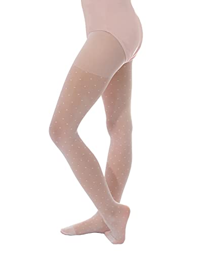 Aurellie Mädchen Kinder Gemusterte Strumpfhose Weiße hohe Qualität von Aurellie