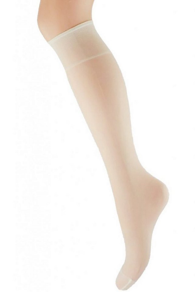 Aurellie Strümpfe 2er Pack Kniestrümpfe: Elegante Lycra-Kniesocken 60 DEN Onesize (2-Paar) von Aurellie