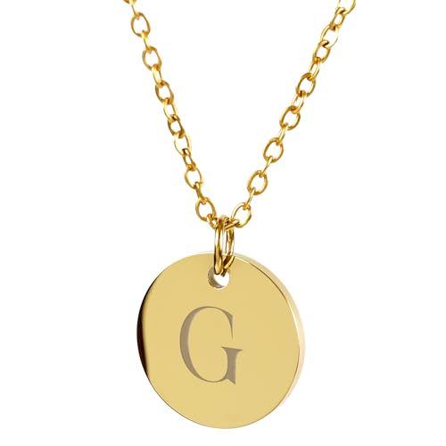 Aurelyn Personalisierte Kette mit Gravur – Halskette personalisiert für Damen – Kettenanhänger mit Wunschtext, Namen oder Initialen – Geschenkidee für Frauen, Freundin, Mama oder dich selbst Aurelyn Personalisierte Kette mit Gravur – Halskette personalisiert für Damen – Kettenanhänger mit Wunschtext, Namen oder Initialen – Geschenkidee für Frauen, Freundin, Mama oder dich selbst von Aurelyn