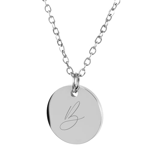 Aurelyn Personalisierte Kette mit Gravur – Halskette personalisiert für Damen – Kettenanhänger mit Wunschtext, Namen oder Initialen – Geschenkidee für Frauen, Freundin, Mama oder dich selbst Aurelyn Personalisierte Kette mit Gravur – Halskette personalisiert für Damen – Kettenanhänger mit Wunschtext, Namen oder Initialen – Geschenkidee für Frauen, Freundin, Mama oder dich selbst von Aurelyn