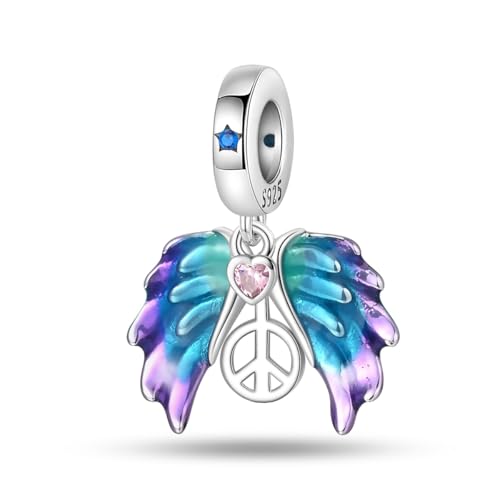 Aurevella 925 Sterling Silber-Anhänger, Katze Kreuz-Anhänger, Passend zu Armbändern und Halsketten im Europäischen und Amerikanischen Stil, Geschenk für Damen von Aurevella