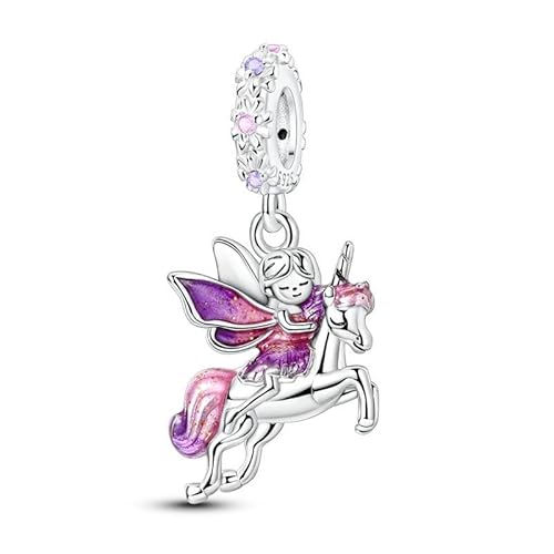 Aurevella 925 Sterling Silber-Anhänger, Katze Kreuz-Anhänger, Passend zu Armbändern und Halsketten im Europäischen und Amerikanischen Stil, Geschenk für Damen von Aurevella