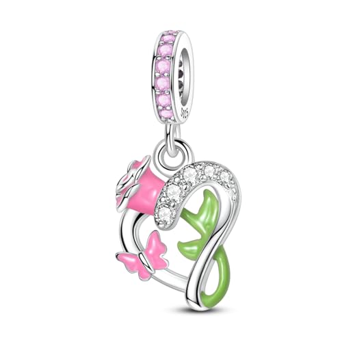 Aurevella 925 Sterling Silber-Anhänger, Katze Kreuz-Anhänger, Passend zu Armbändern und Halsketten im Europäischen und Amerikanischen Stil, Geschenk für Damen von Aurevella