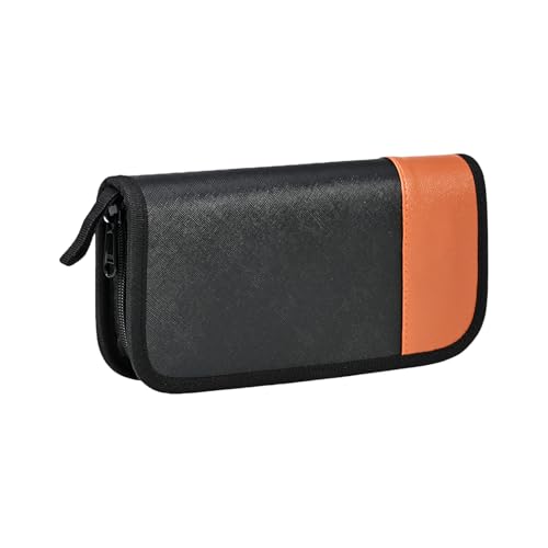 Aurgiarme Aufbewahrungstasche für Angelköder und Spinner, mit Reißverschlüssen, Pailletten, Ködertasche, Haken, Organizer, Löffel, Spinner, Köder, Etui, mehrere Fächer, Haken-Organizer, mehrfarbig, S von Aurgiarme