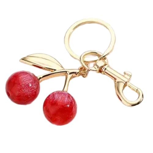 Aurgiarme Funkelnde Obstpendelleus Mode Accessoire Fruit Keyring Legierung Harz Textur Schlüsselanhänger Für Jugendliche Freundin Und Familie von Aurgiarme
