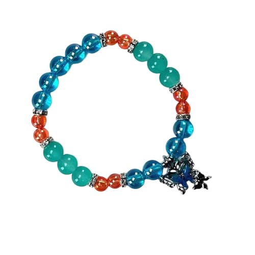 Aurgiarme Süßes Kristallperlen Armband Schmetterling Anhänger Handchain Für Frauen Modische Freundschaftsgerichte Handgelenk Schmuck Schmuck von Aurgiarme