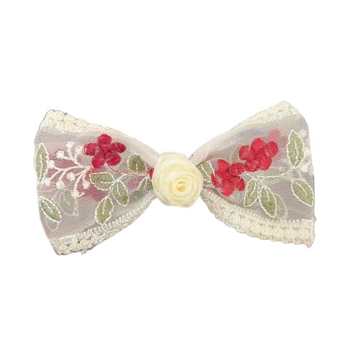 Blumen-Haarschleifen, bestickt, chinesische Schleife, Haarspange, Damen-Haarhalter, rutschfeste Haarspangen Blumen-Haarschleifen, bestickt, chinesische Schleife, Haarspange, Damen-Haarhalter, rutschfeste Haarspangen von Aurgiarme